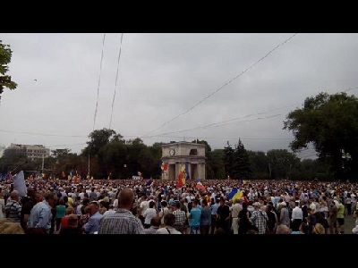 Митинг в Кишиневе. Фото: instagram
